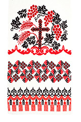 Image showing embroidered handmade good by cross-stitch pattern