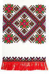 Image showing embroidered handmade good by cross-stitch pattern