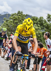 Image showing Yellow Jersey on Alpe D'Huez