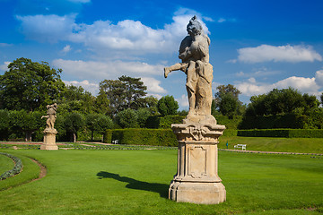 Image showing Garden park in Dobris