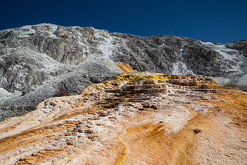 Image showing Mammoth Hot Springs Terraces