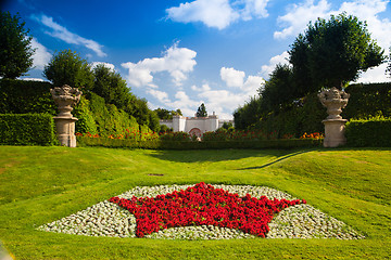 Image showing Garden park in Dobris