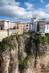 Image showing Very famous bridge in Ronda 