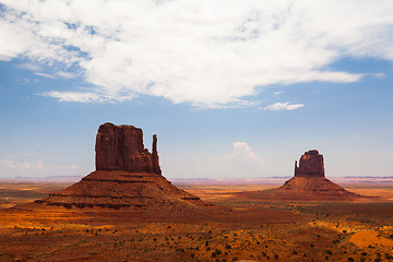 Image showing Famous Monument Valley in USA