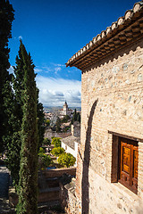 Image showing Arab palace in Granada