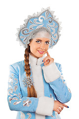 Image showing Portrait of snow maiden