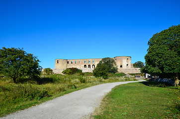 Image showing Road to Borgholm castle, Sweden