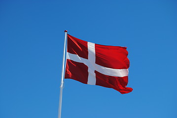 Image showing flag of Denmark