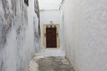 Image showing Door in Tunisian city Hammamet