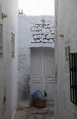 Image showing Door in Tunisian city Hammamet