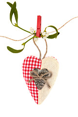 Image showing Heart Shaped Christmas Decoration