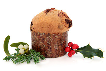 Image showing  Panettone Christmas Cake