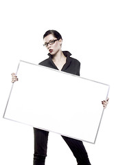 Image showing holding blank board