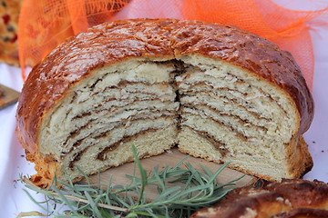 Image showing Delicious homemade Christmas bread