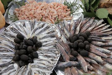 Image showing Salted sardines