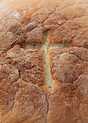 Image showing Delicious homemade Christmas bread