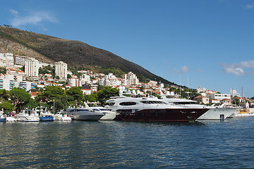 Image showing Dubrovnik,  Croatia, august 2013, new Dubrovnik harbor