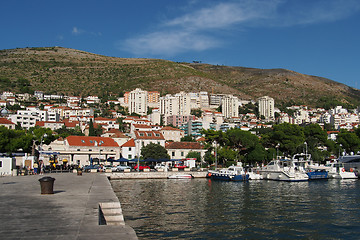 Image showing Dubrovnik,  Croatia, august 2013, new Dubrovnik harbor