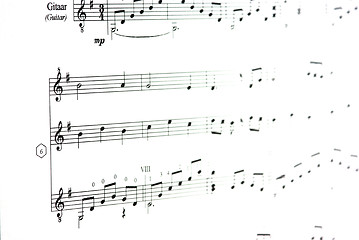 Image showing Music notes