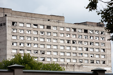 Image showing abandoned soviet house