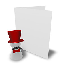 Image showing ringmaster and card