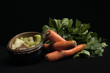 Image showing vegetables with flavoring 2