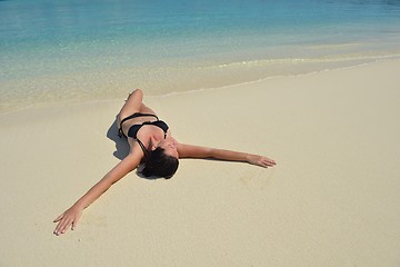 Image showing happy woman enjoy  summer time