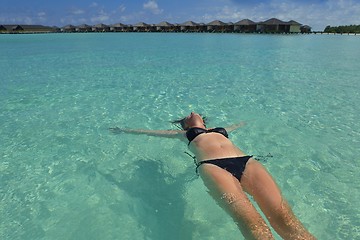 Image showing happy woman enjoy  summer time