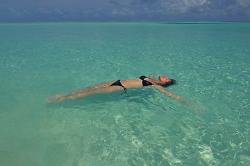 Image showing happy woman enjoy  summer time