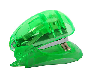 Image showing Green Stapler