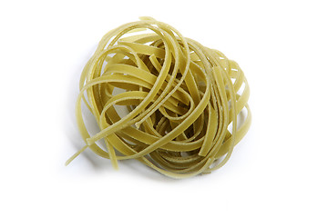 Image showing Green Tagliatelle