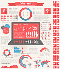 Image showing IT Industry Infographic Elements