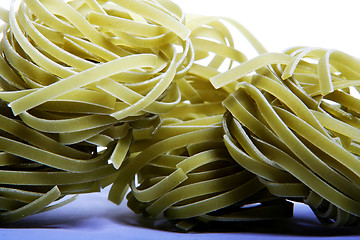 Image showing Green Tagliatelle