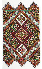 Image showing embroidered handmade good by cross-stitch pattern