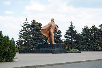 Image showing the founder of USSR Vladimir Lenin in Illichivsk near Odessa