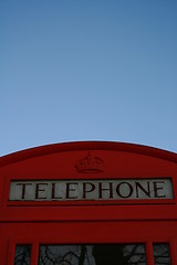 Image showing English Red Telephone Box