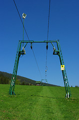 Image showing Ski lift.