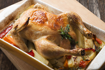 Image showing Roasted chicken