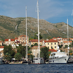 Image showing Cavtat, Croatia, august 2013, old harbor