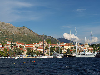 Image showing Cavtat, Croatia, august 2013, old harbor