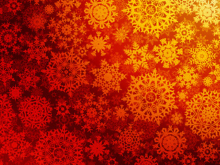 Image showing Red orange christmas texture pattern. EPS 8