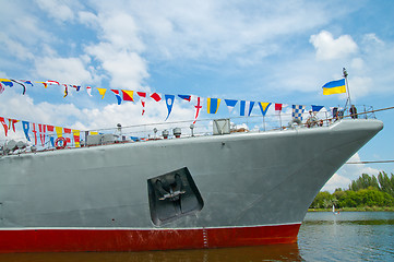 Image showing russian military ship in Ukraine