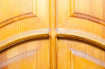 Image showing part of wood door