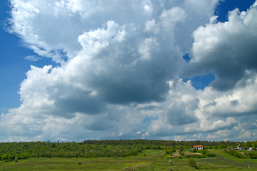Image showing low clouds