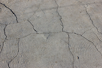 Image showing cement wall with crack