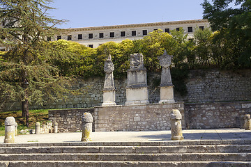 Image showing The Cid solar monument, Burgos, Spain