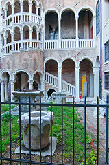 Image showing Venice Italy Scala Contarini del Bovolo