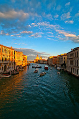 Image showing Venice Italy grand canal view