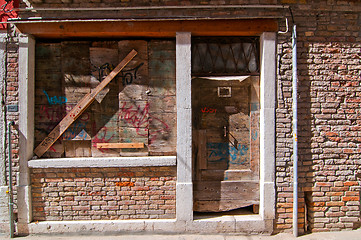 Image showing Venice Italy old door