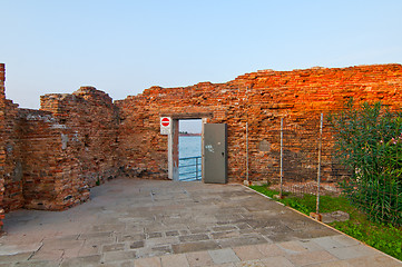 Image showing Venice Italy old door